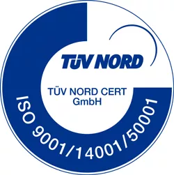 TÜV Nord Certificate ISO 9001/14001/50001