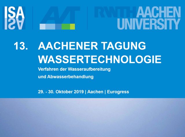 Die Aachener Tagung Wassertechnologie