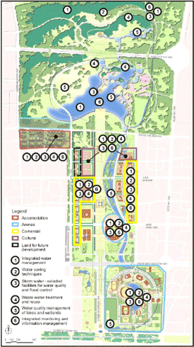 Phosphate removal for the olympic lake 2008 in beijing